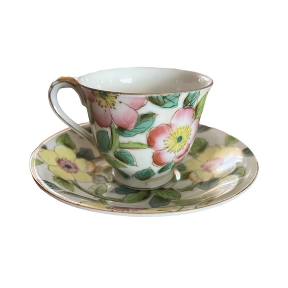 Vintage Set of (2) Merit Fine Bone China Paulux Demitasse - Picture 7 of 7